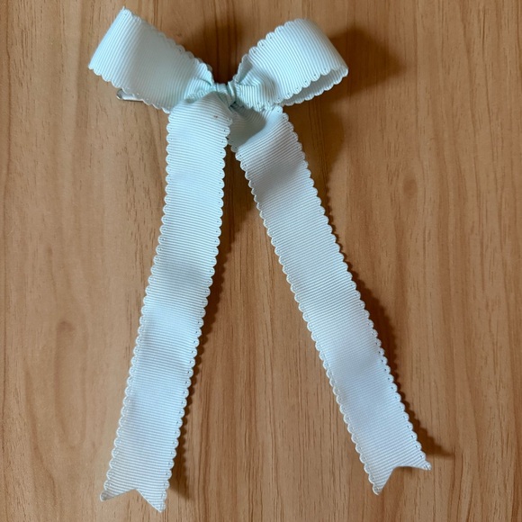 Matilda Jane Other - Matilda Jane Blue Satin Hair Bow